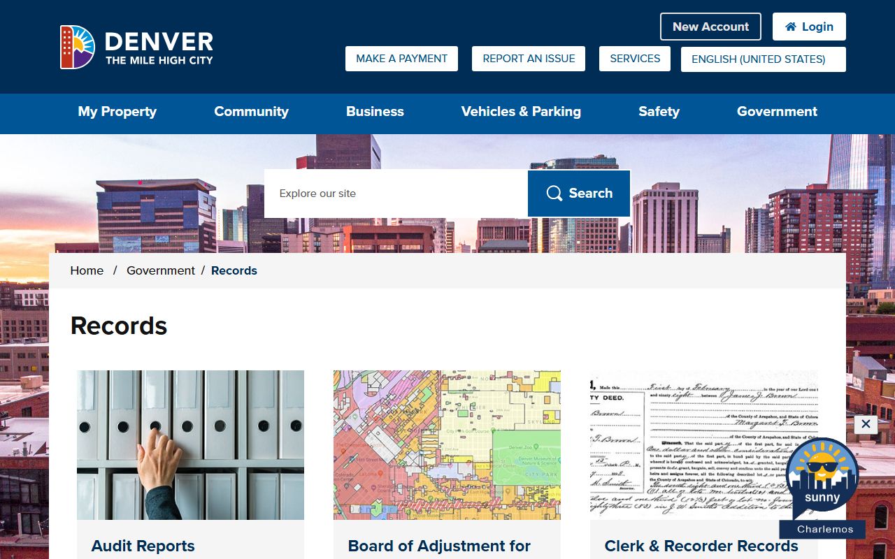 Denver City Clerk and Recorder office building at 201 West Colfax Avenue
